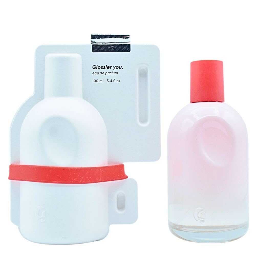 Glossier You bottle closeup showing a warm, personalized fragrance ready for daily wear