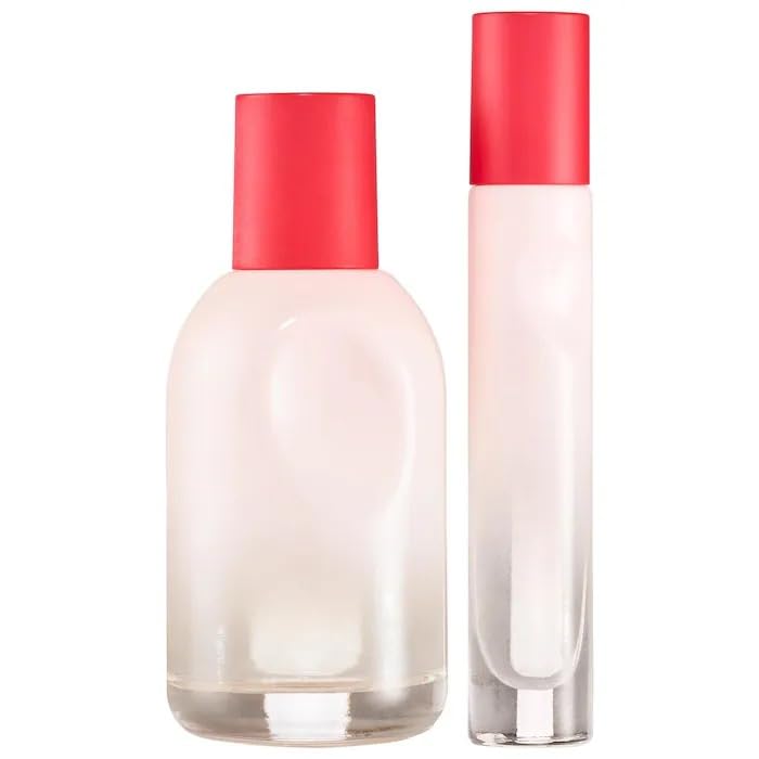 Glossier You travel rollerball image emphasizes portable fragrance for on-the-go touch-ups.