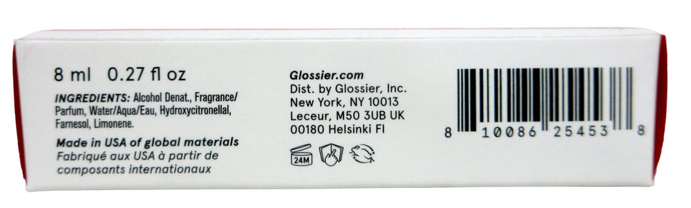 Glossier You on-skin application, showing how to layer for daily scent rituals.