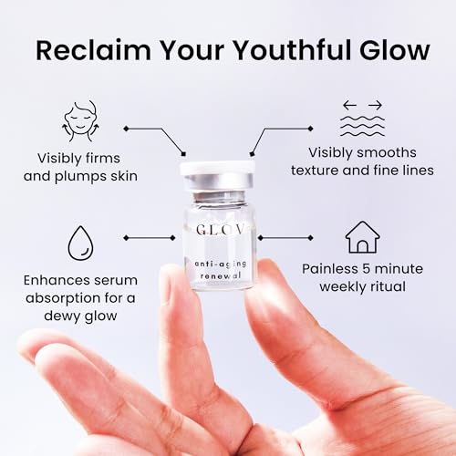 Glov Beauty 24k gold stamp head shown for hygienic, single-use sessions
