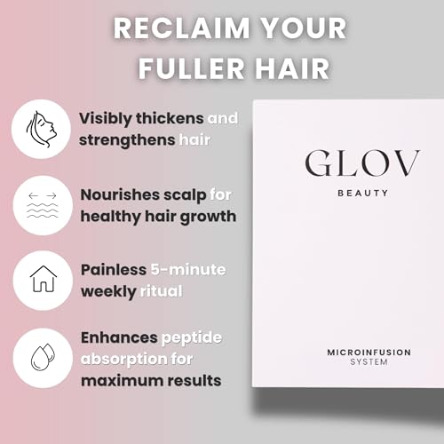 Glov Beauty hyaluronic acid serum 5ml emphasizes deep hydration for scalp and hair