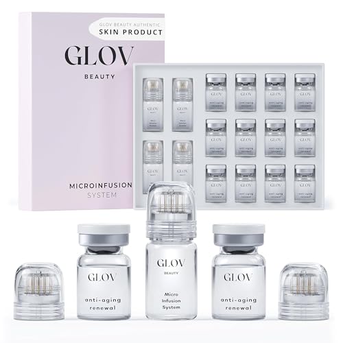 Glov Beauty micro-infusion face stamp with 0.25mm gold tip for even serum absorption