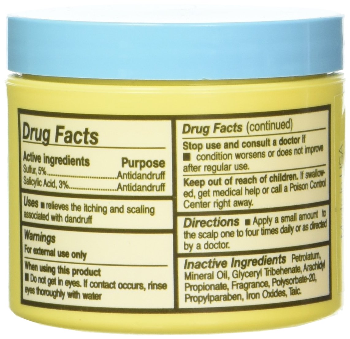 Glover's Medicated Ointment scalp-application demonstrates soothing application for itch relief.