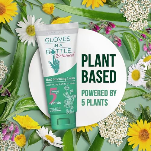 Gloves In A Bottle shielding lotion texture—non-greasy quick absorption for daily use.