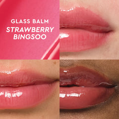 Glow Recipe 12Hour Hydration application shot showing enduring moisture on lips