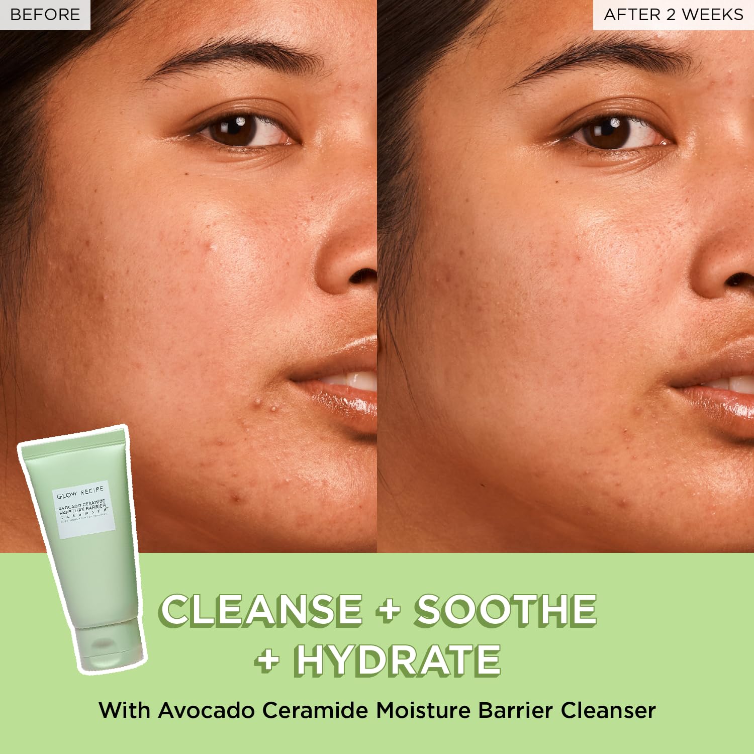 Glow Recipe Avocado Ceramide Cleanser ingredients spotlight ceramides keep barrier balanced