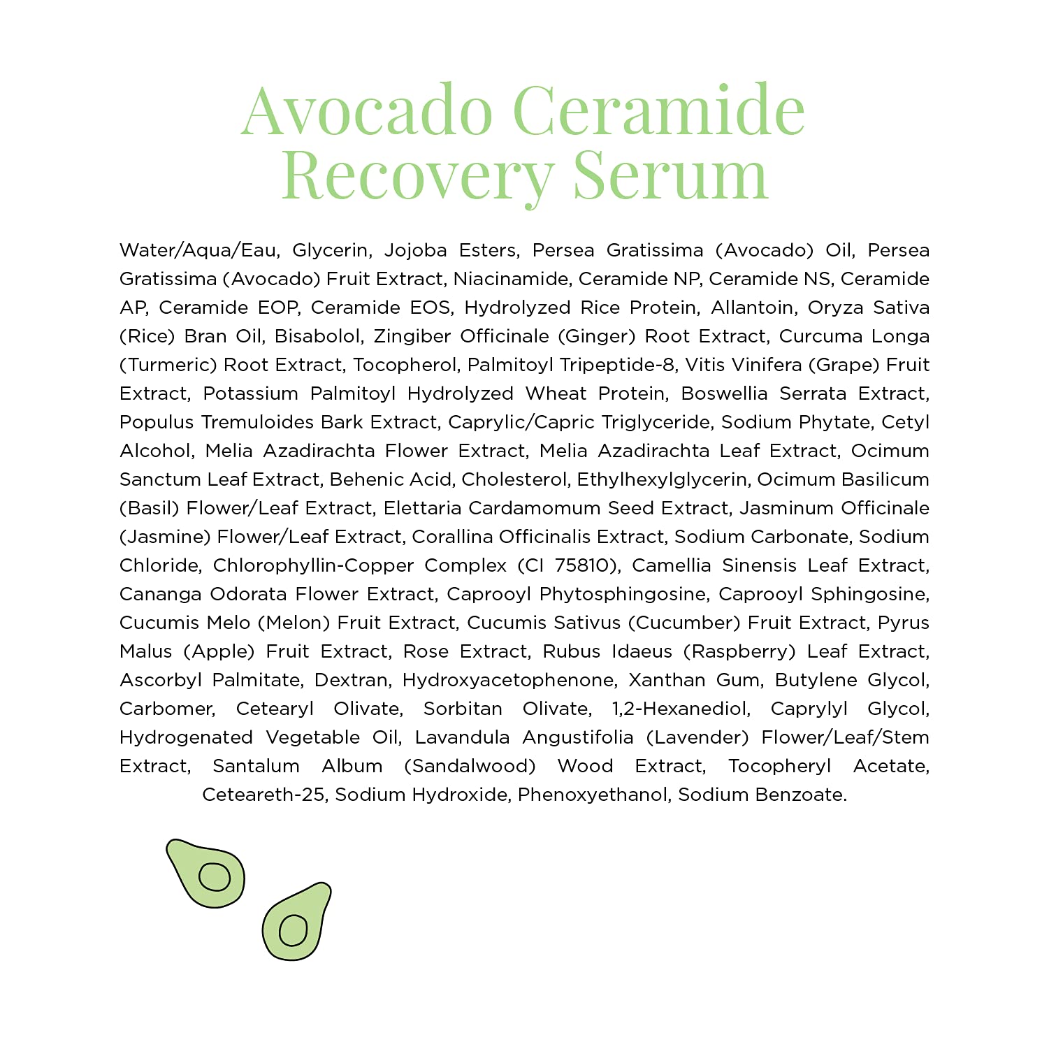 Glow Recipe Avocado Ceramide Serum after-use skin feels hydrated and even-toned
