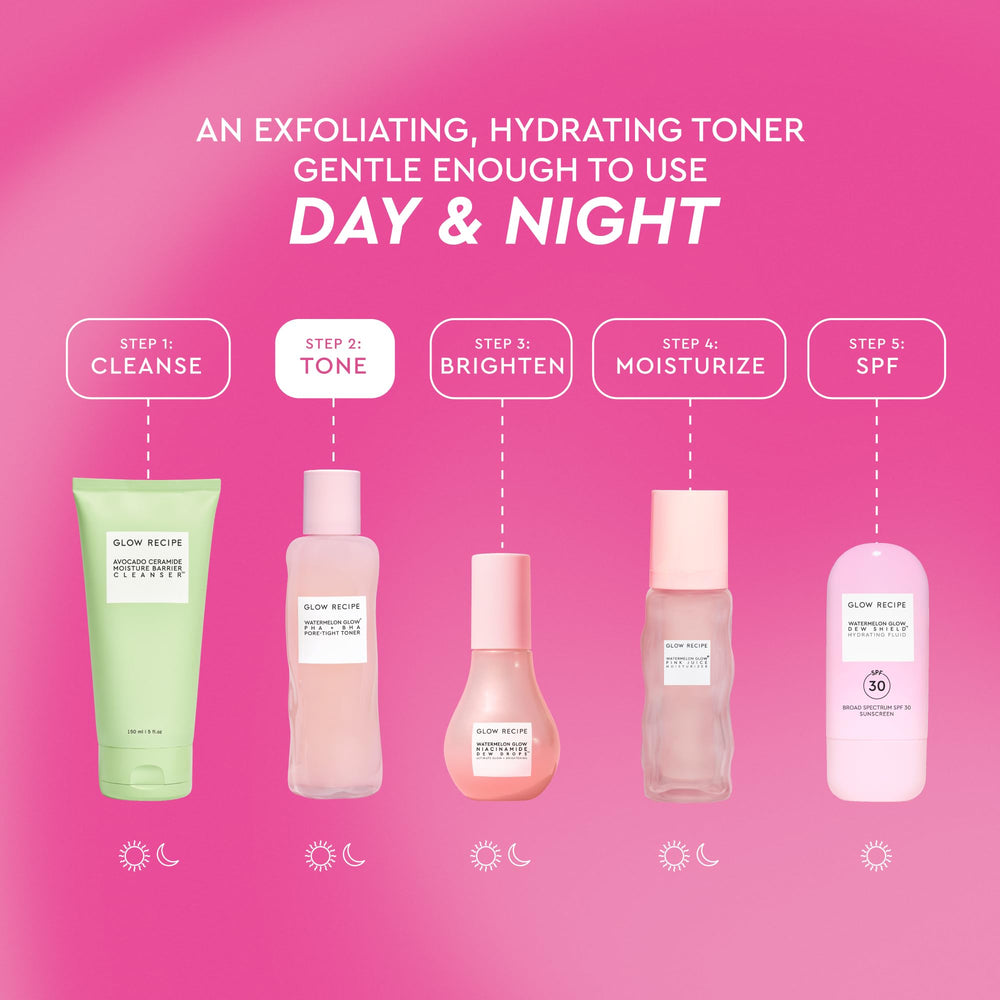Glow Recipe cactus water imagery signals long-lasting hydration and plumped skin appearance.