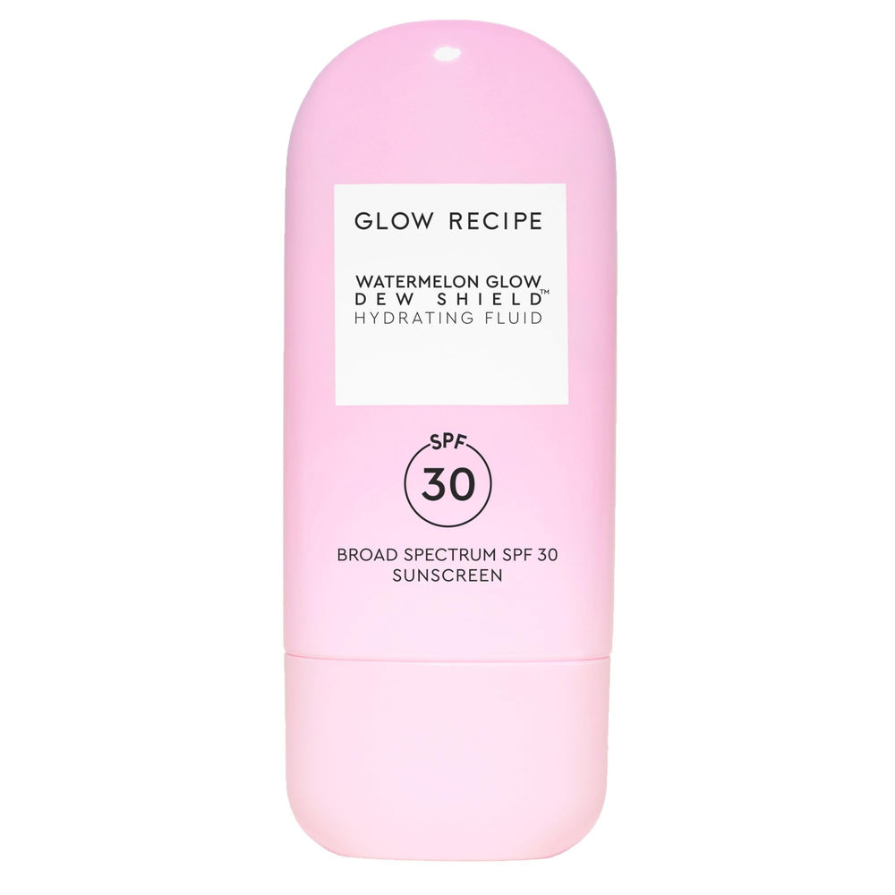 Glow Recipe Dew Shield bottle front with compact packaging and 15ml size.