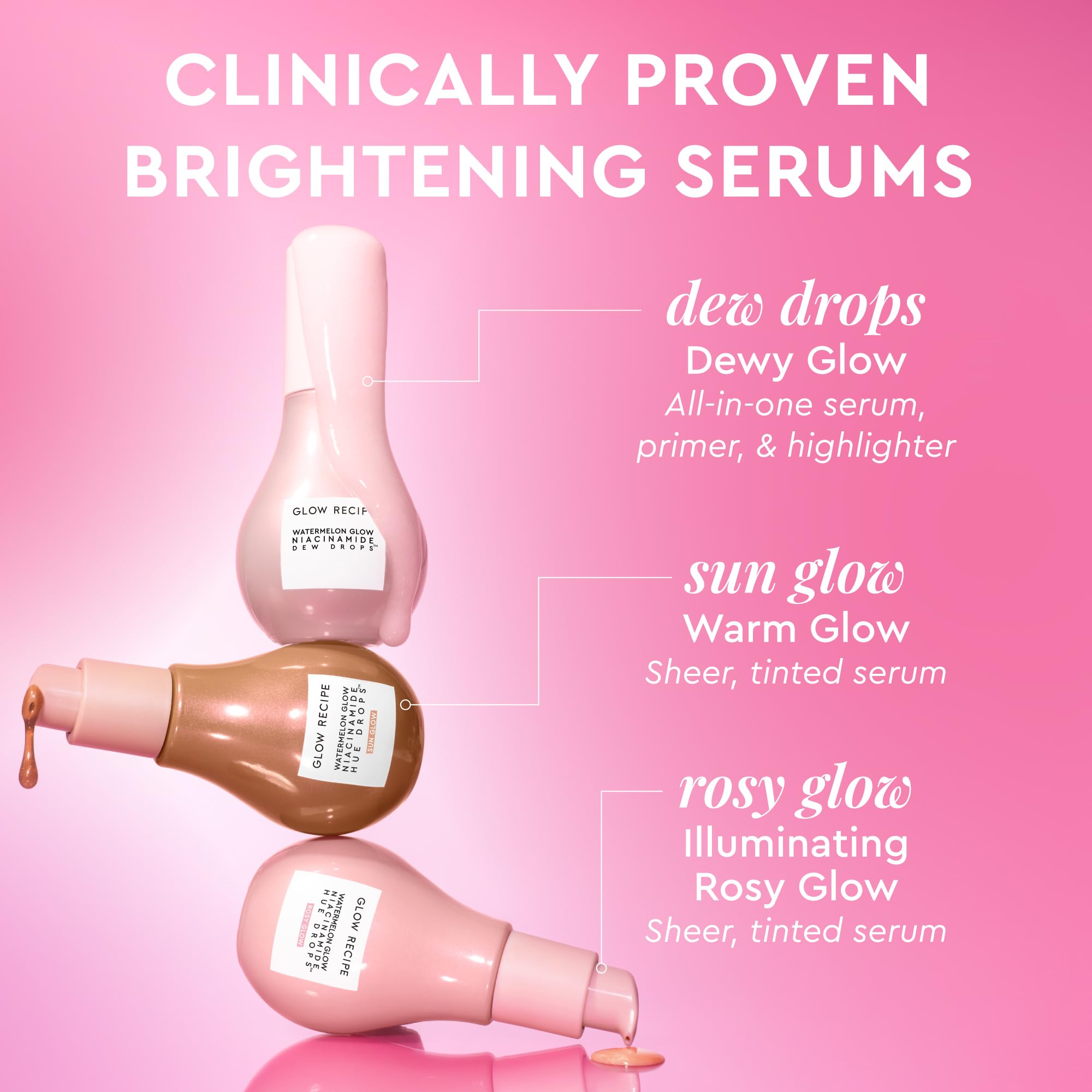 Glow Recipe dewy primer-serum hybrid—applies smoothly as makeup prep.
