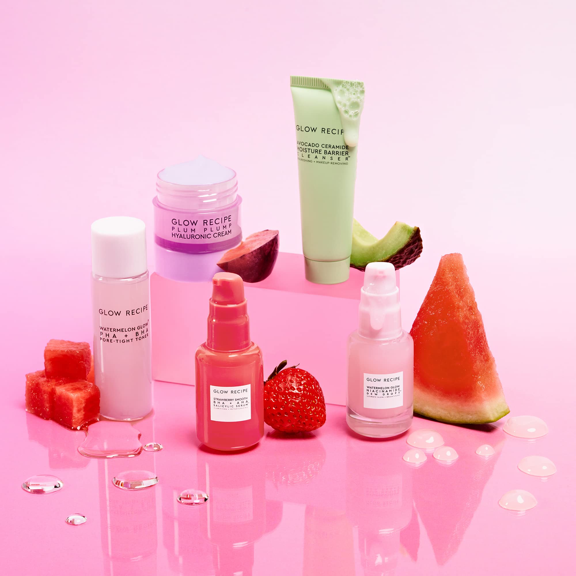 Glow Recipe Fruit Babies Travel Case closeup with compact packaging