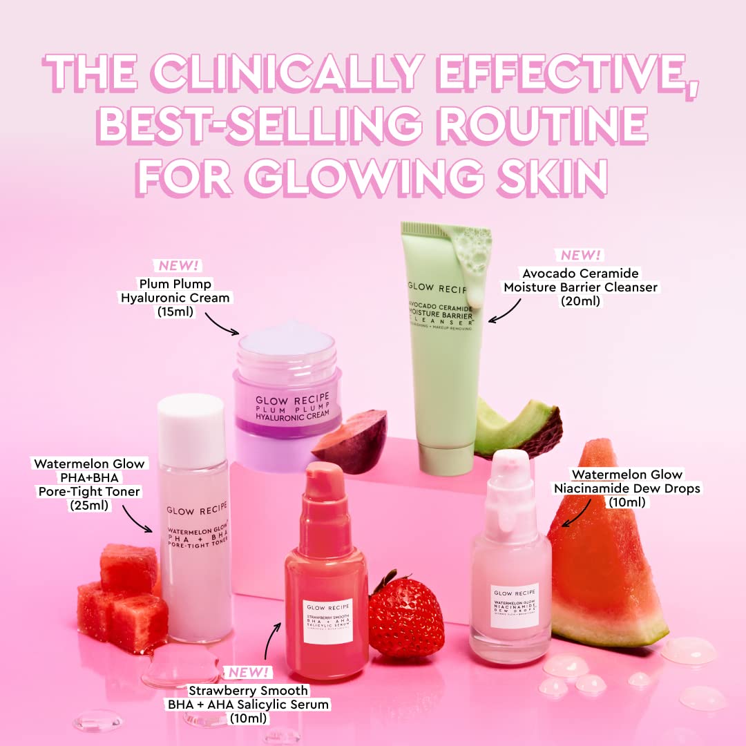 Glow Recipe Fruit Babies Niacinamide Glow Drops bottle supports radiant, balanced skin tone