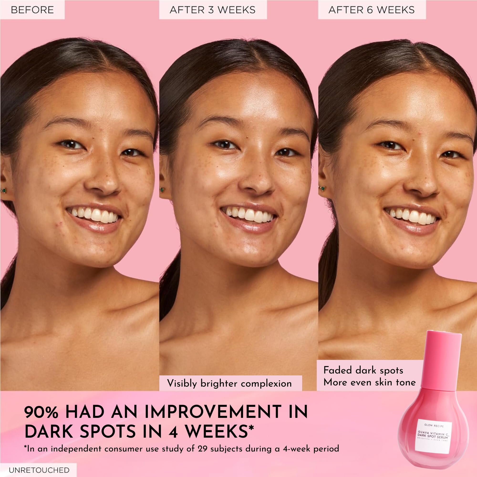 Glow Recipe Guava Vitamin C Serum ferulic acid supports antioxidant protection.