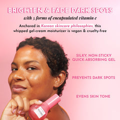 Glow Recipe Guava Vitamin C Serum pump-action showcases easy application and fast absorption.