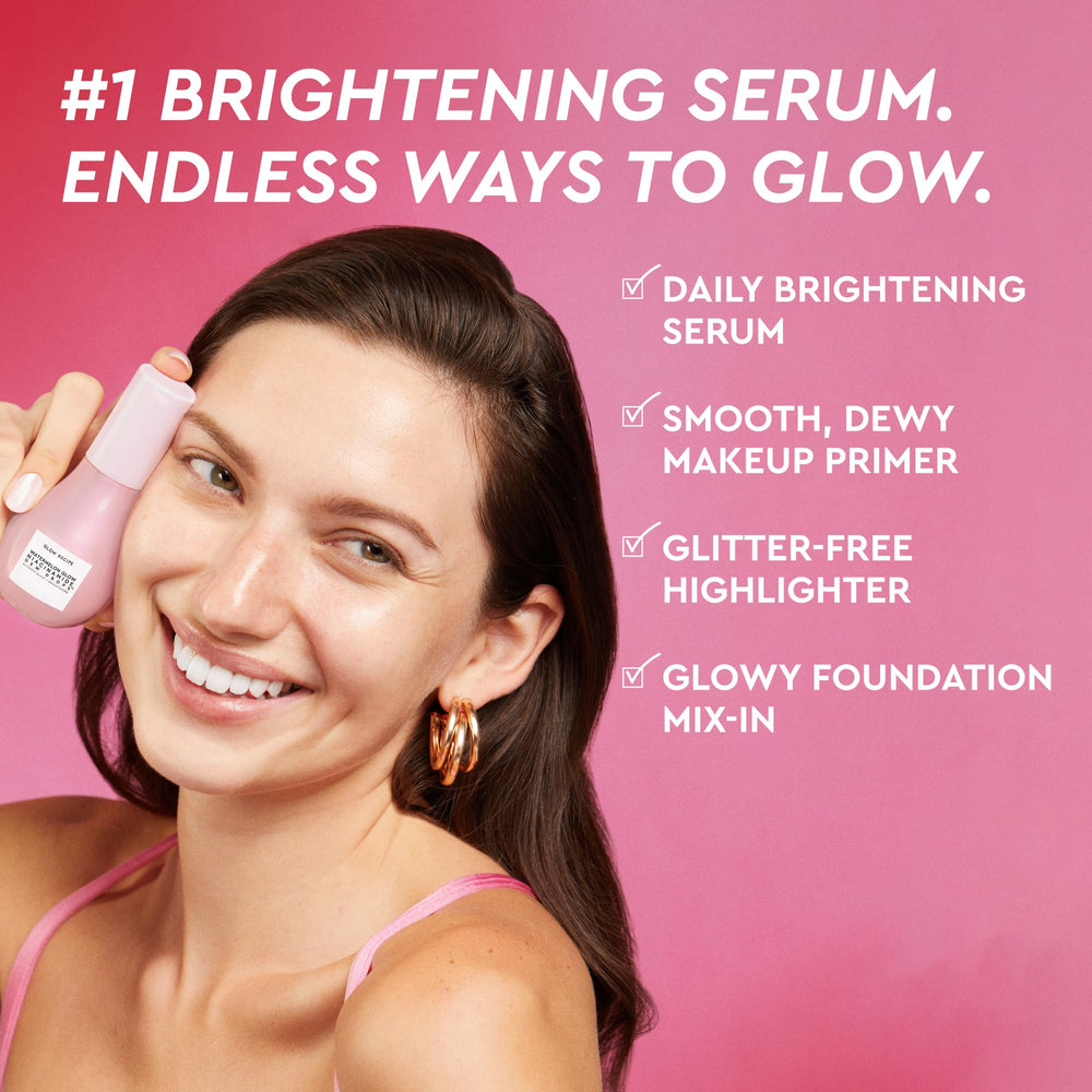 Glow Recipe holiday routine shot—nourishes skin while prepping makeup.