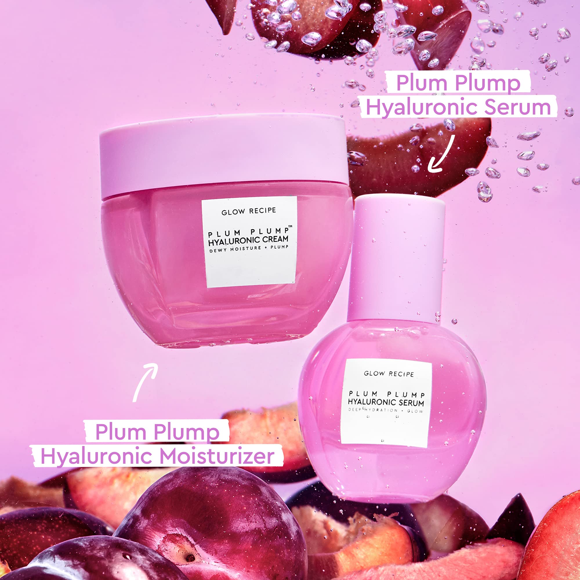 Glow Recipe holiday skincare bag display suggests a convenient travel-ready routine.