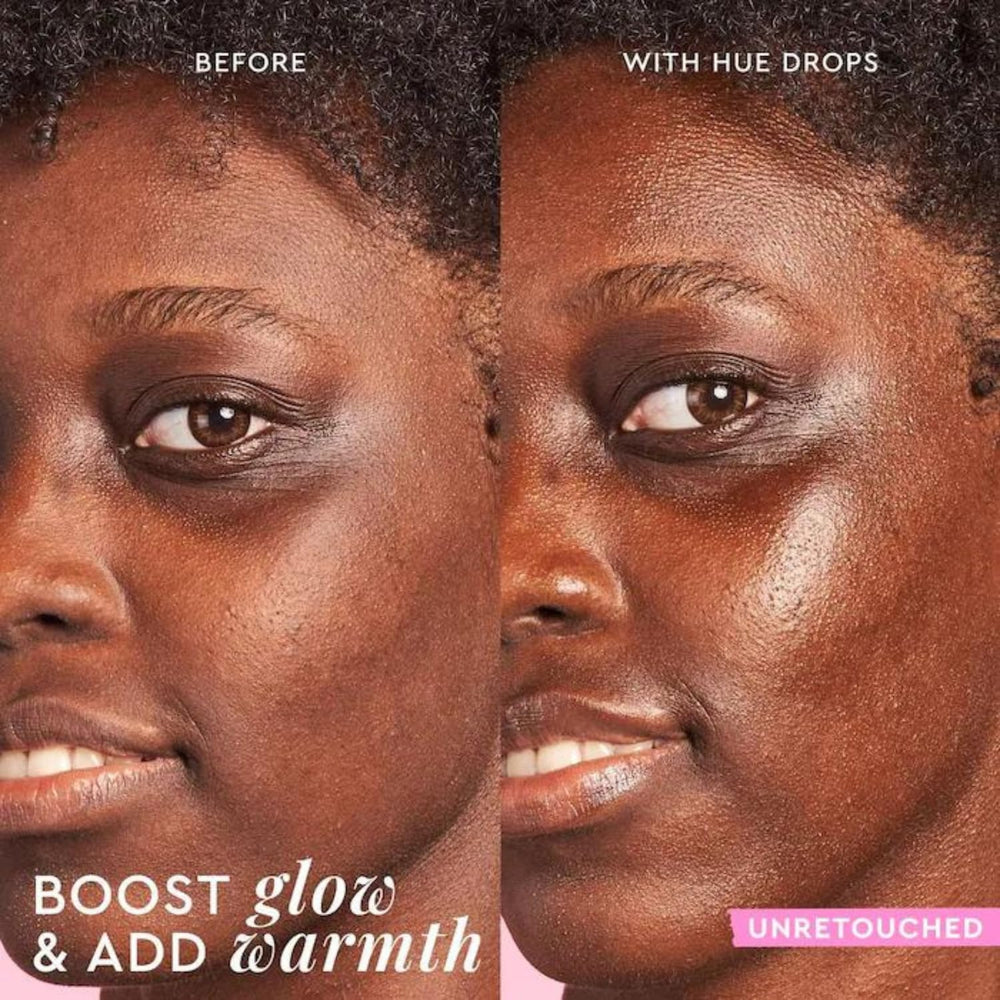 Five-minute glow ritual with Hue Drops
