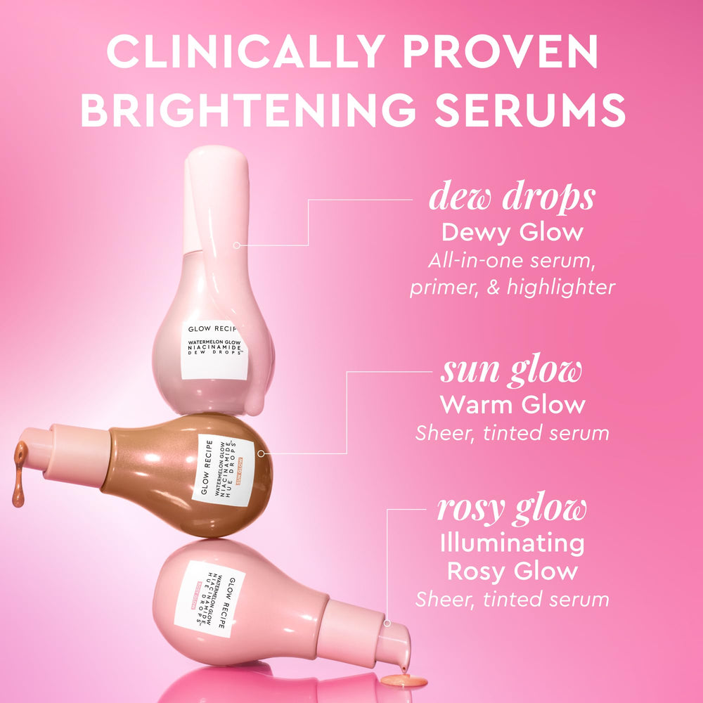 Glow Recipe Hue Drops foundation-mix shows how to boost luminosity with tint.