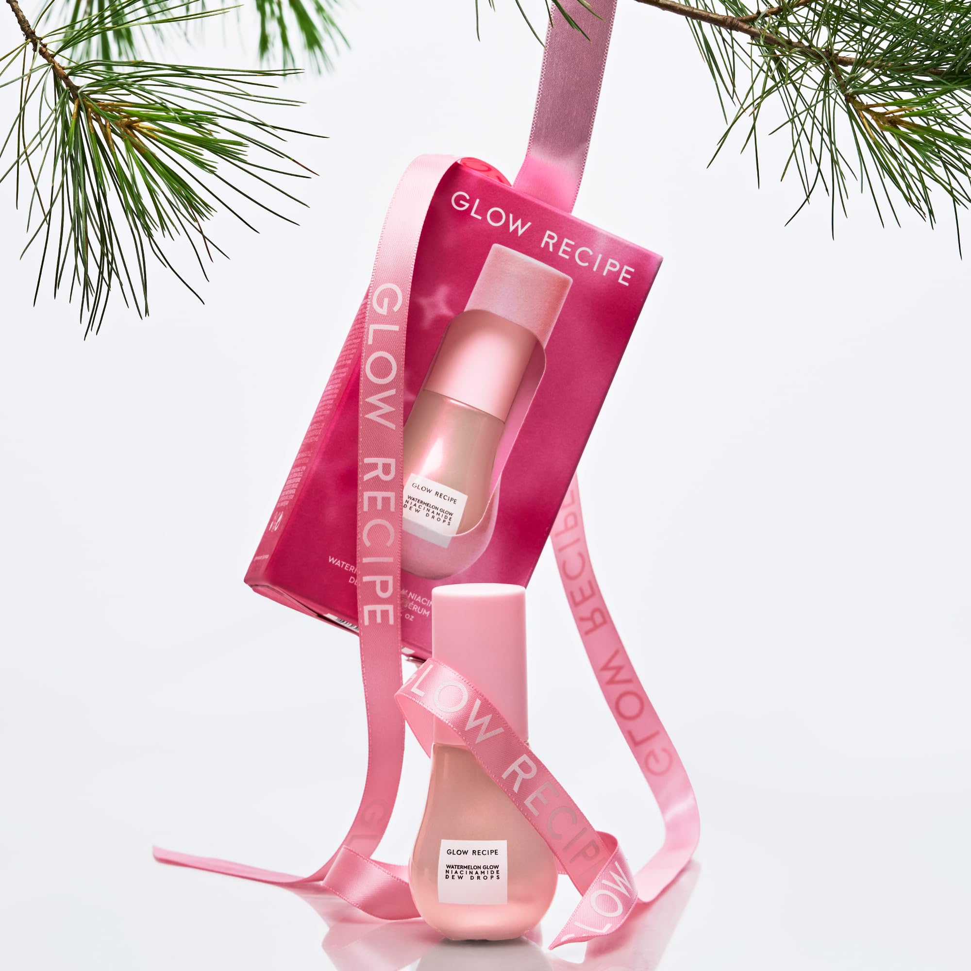 Glow Recipe hyaluronic acid serum texture close-up shows lightweight gel formula.