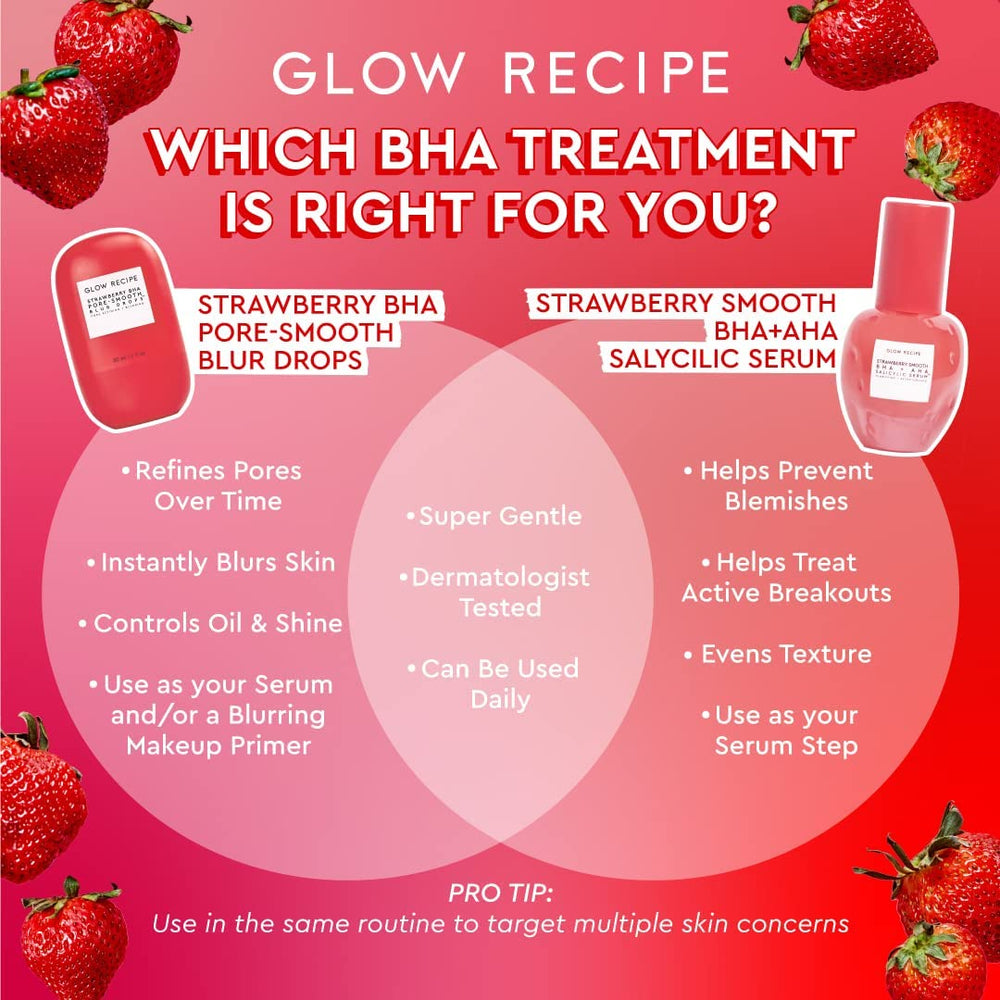 Glow Recipe packaging and cruelty-free claim signals ethical skincare.