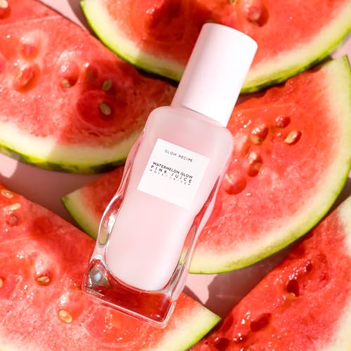  Glow Recipe Pink Juice Water Gel absorbs into skin with a light, non-greasy feel.
