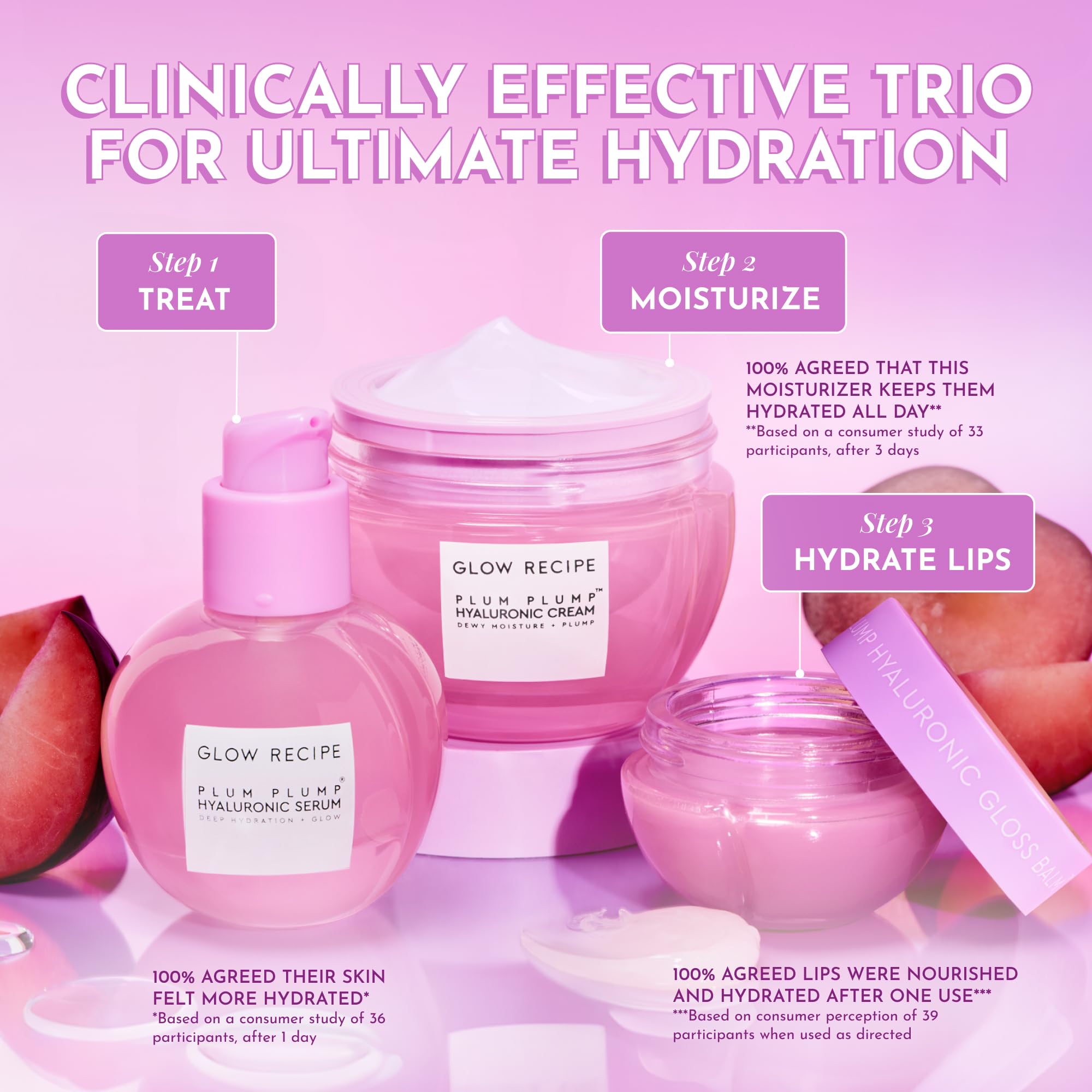 Glow Recipe Plum Plump antioxidant plums featuring fruit-forward hydration and nourishment