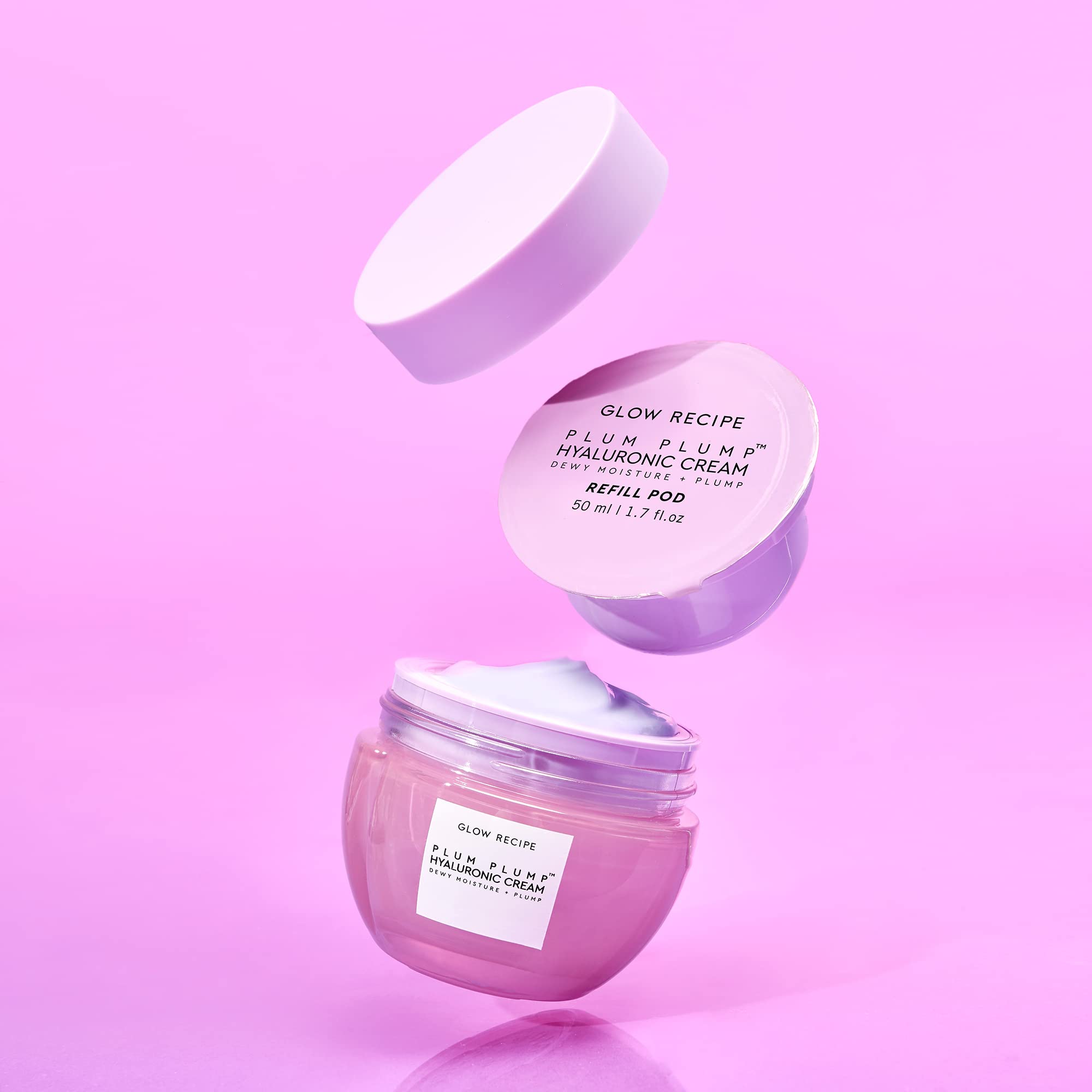 Glow Recipe Plum Plump application step showing dime sized amount