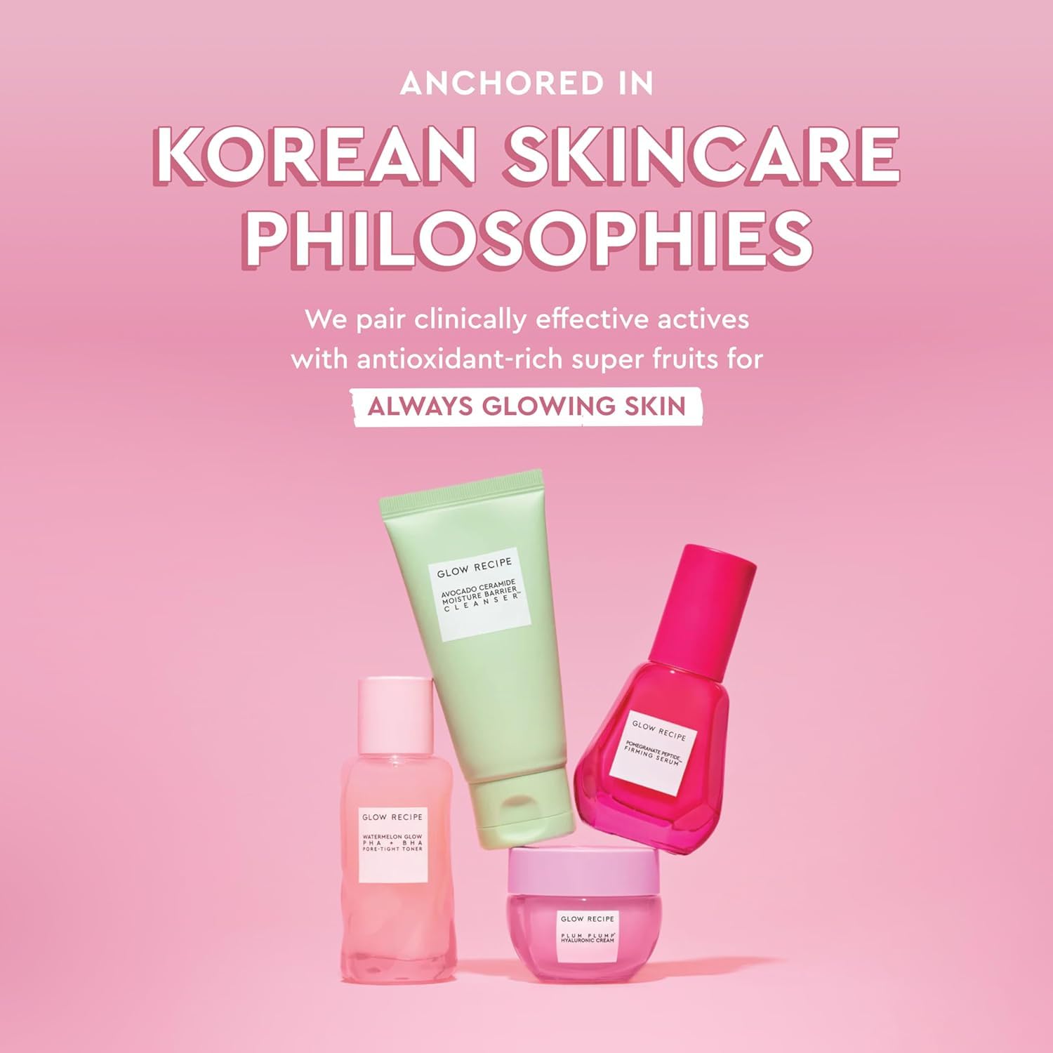 Glow Recipe Plum Plump refillable jars encourage sustainable, long-term hydration.