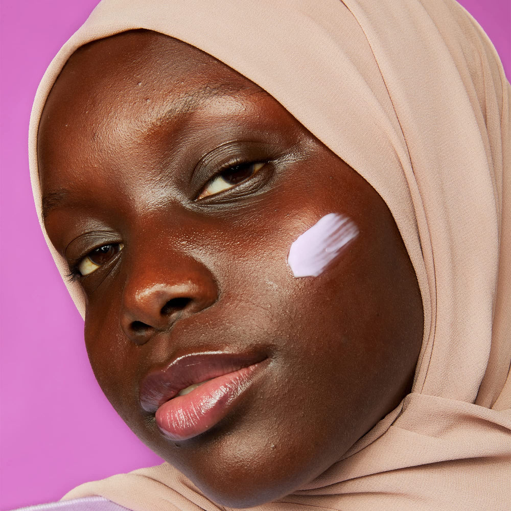 Glow Recipe Plum Plump gel cream texture swirl for fast absorbing hydration