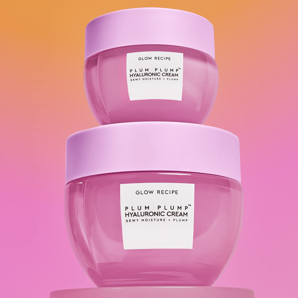 Glow Recipe Plum Plump vegan cruelty-free badge reinforcing ethical skincare choice