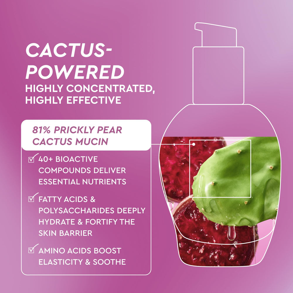 Glow Recipe prickly pear peptide mucin barrier-repair graphic for resilient skin