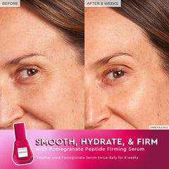 Glow Recipe textured-serum-on-skin demonstrates smoothing and hydrating effects for a healthy glow.