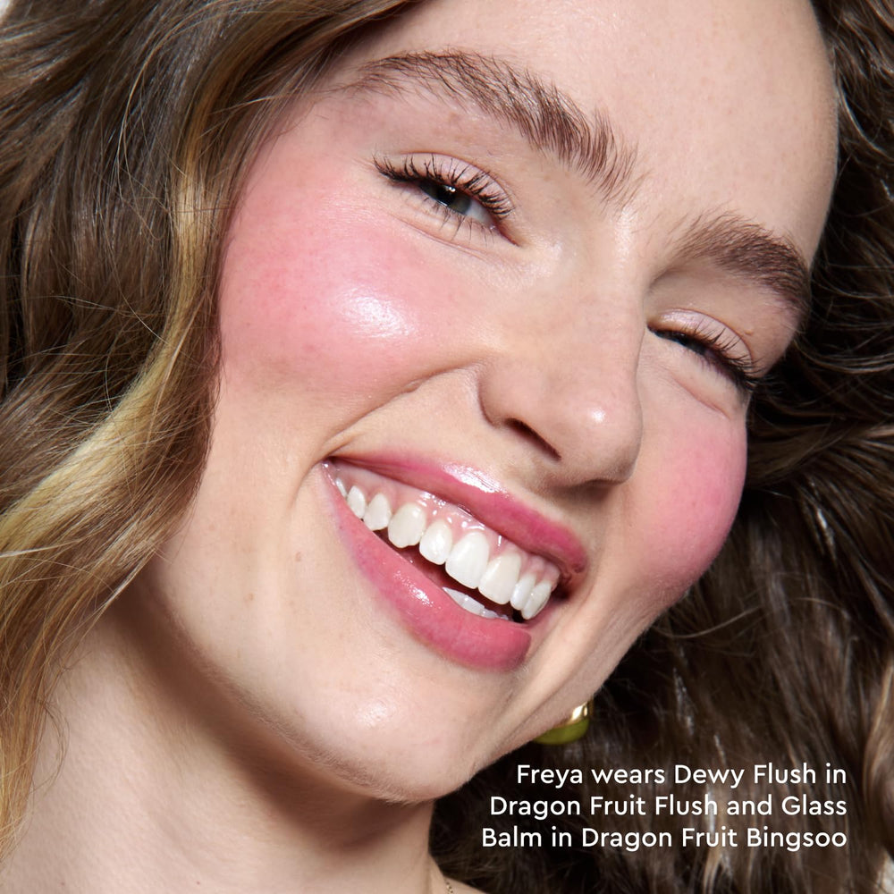 Glow Recipe vegan cruelty-free badge confirms ethical skincare approach.
