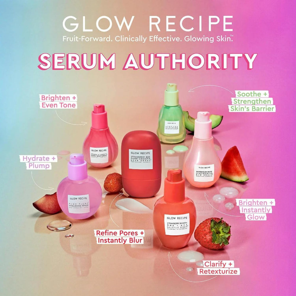 Glow Recipe Vitamin B5 hydration routine scene underscores moisture retention and skin softness.