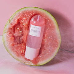 Glow Recipe Watermelon Glow Facial Spray hibiscus-aha detail indicating texture smoothing