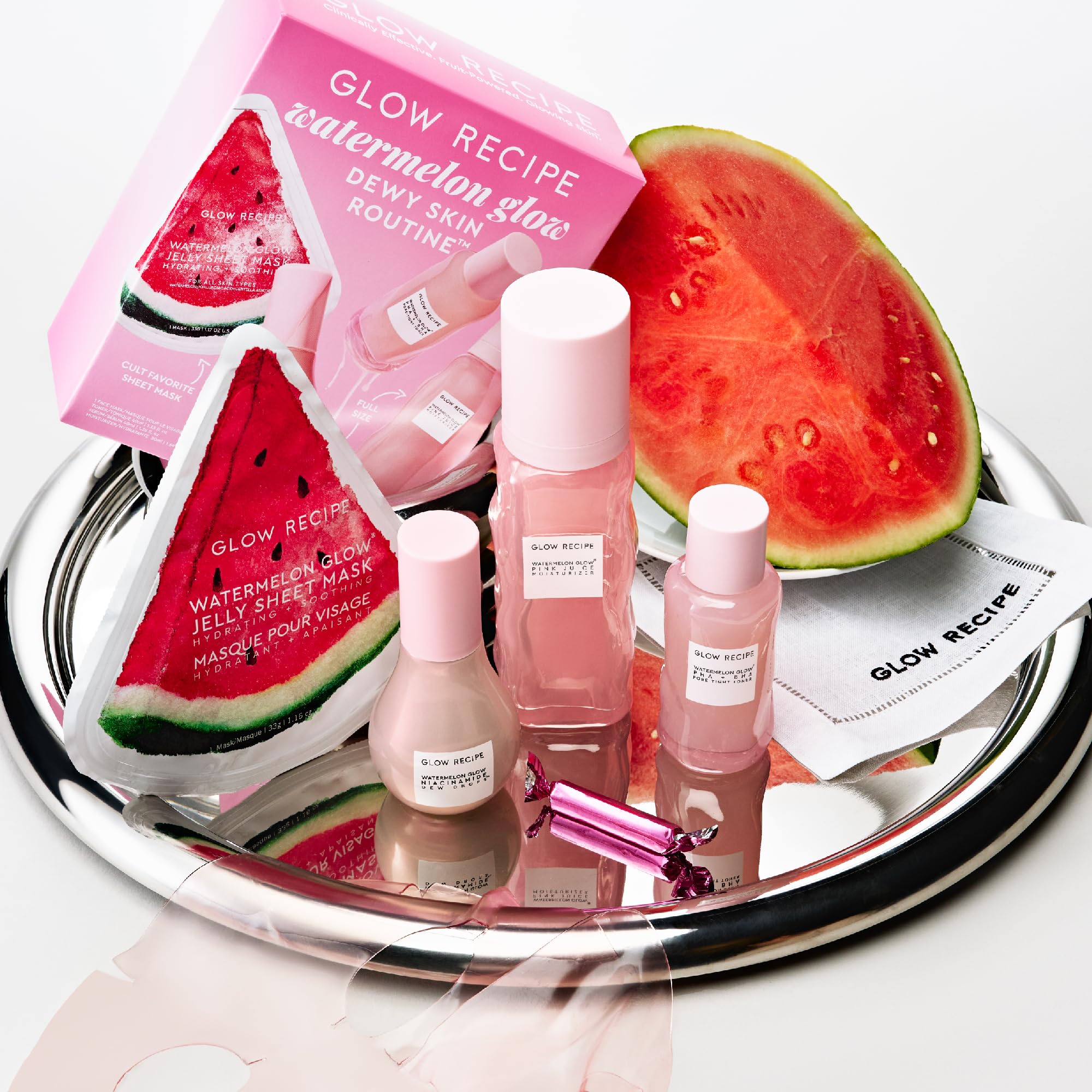 Glow Recipe display image highlighting glow-boosting routine
