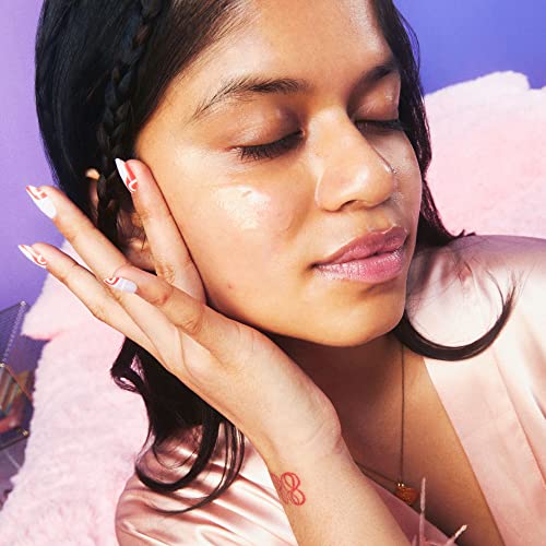 Glow Recipe Watermelon Glow Night Treatment application dots illustrating even coverage for night use
