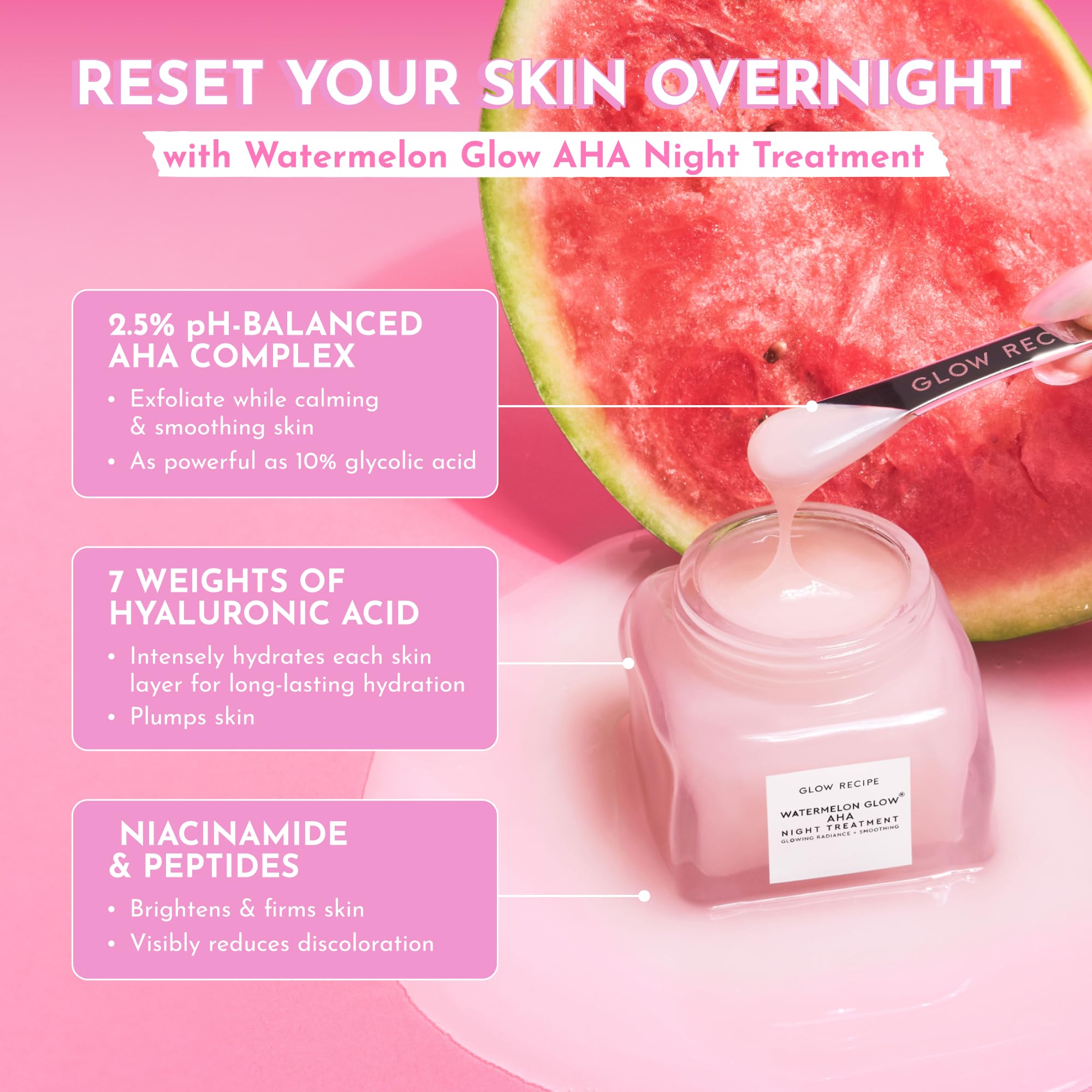 Glow Recipe Watermelon Glow Night Treatment travel box packaging highlighting travel-size format.