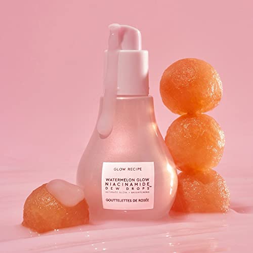 Glow Recipe Dew Drops cream-texture close-up showing lightweight, non-greasy glow
