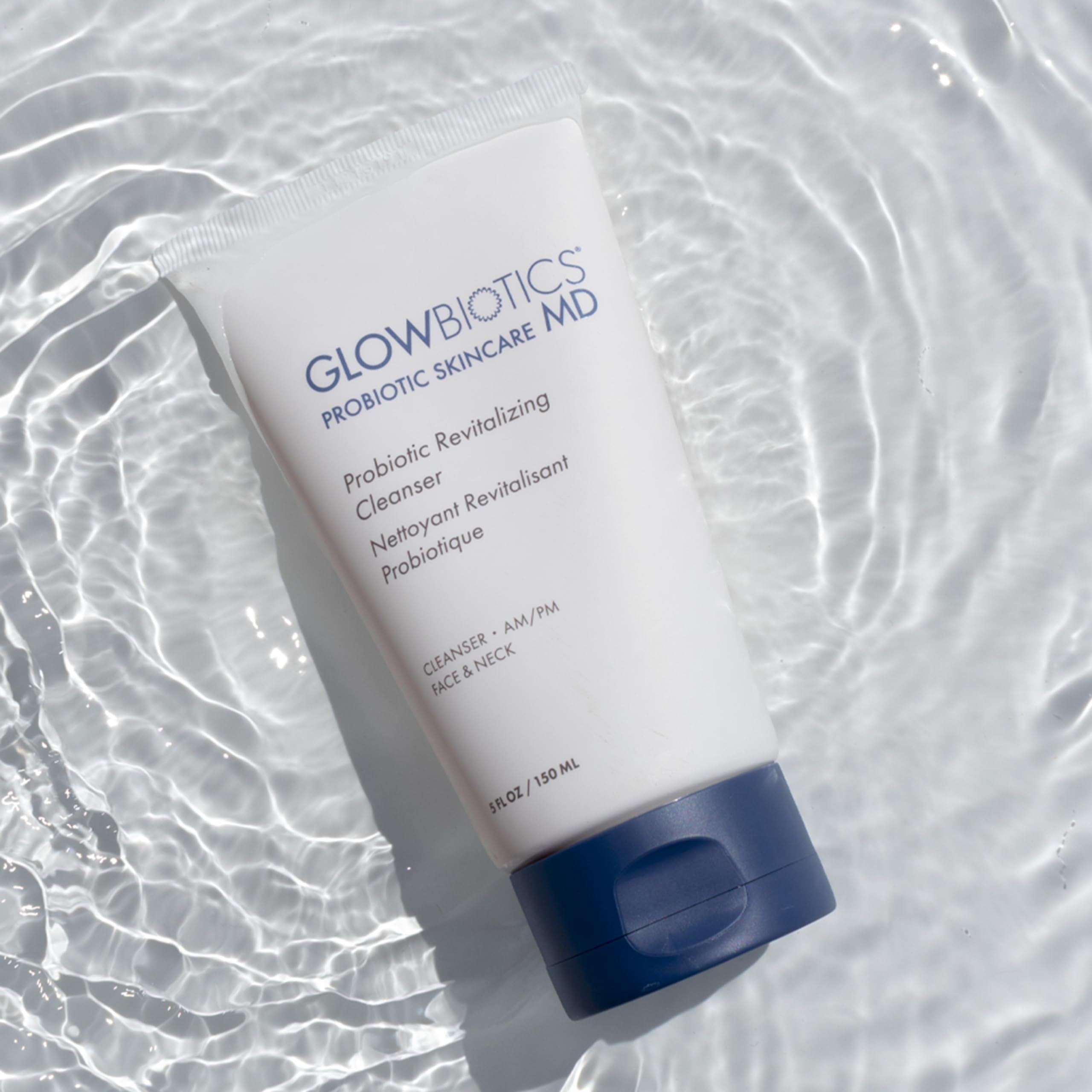 Glowbiotics Probiotic Revitalizing Cleanser Vitamin C and E imagery suggests antioxidant protection