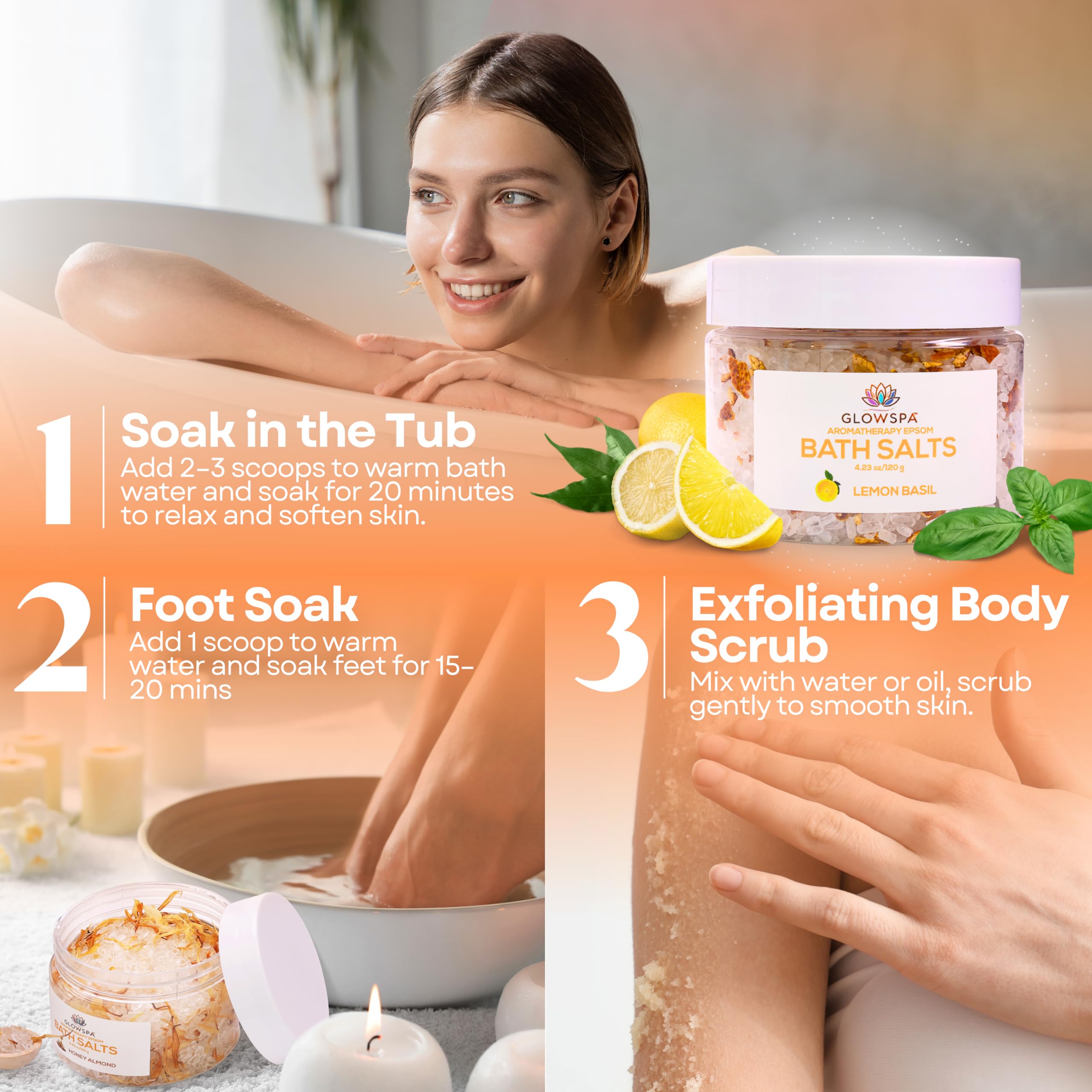GlowSPA packaging angles showing gift-ready box for holidays