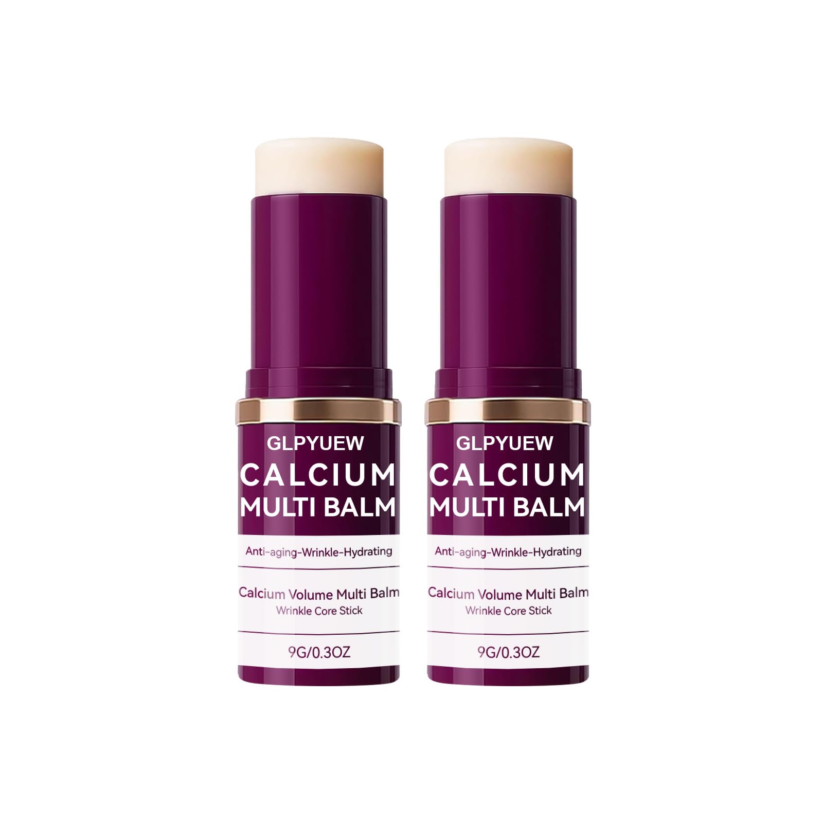 GLPYUEW Cemenrete Calcium Multi Balm packaging highlights portable on the go hydration