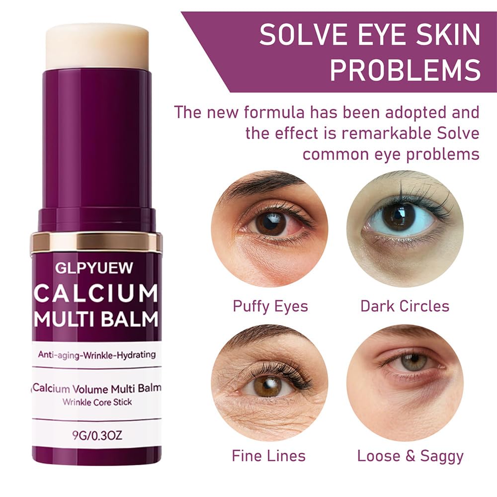 GLPYUEW Cemenrete Calcium Multi Balm stick close up shows silky texture for quick absorption