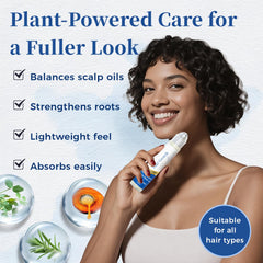 Gluvelessia Hair Growth Serum Roll On ingredients showcase saw palmetto for follicle nourishment