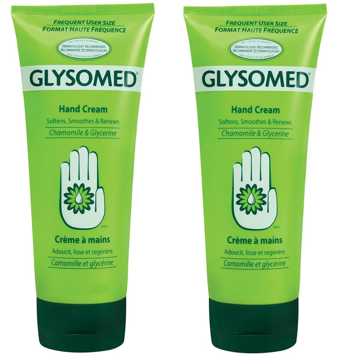 Glysomed hand cream large tube 250ml front view for daily moisturization of dry hands