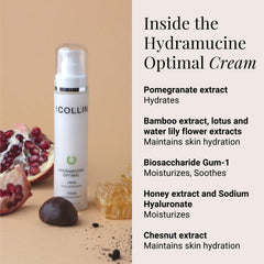 G.M. COLLIN Hydramucine Optimal Cream bottle on vanity for daily moisturizing routine