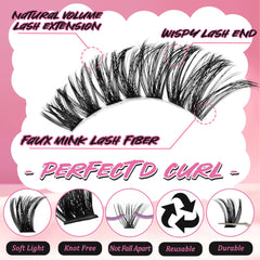 Gmagictobo C curl lashes lift and open the eye naturally.