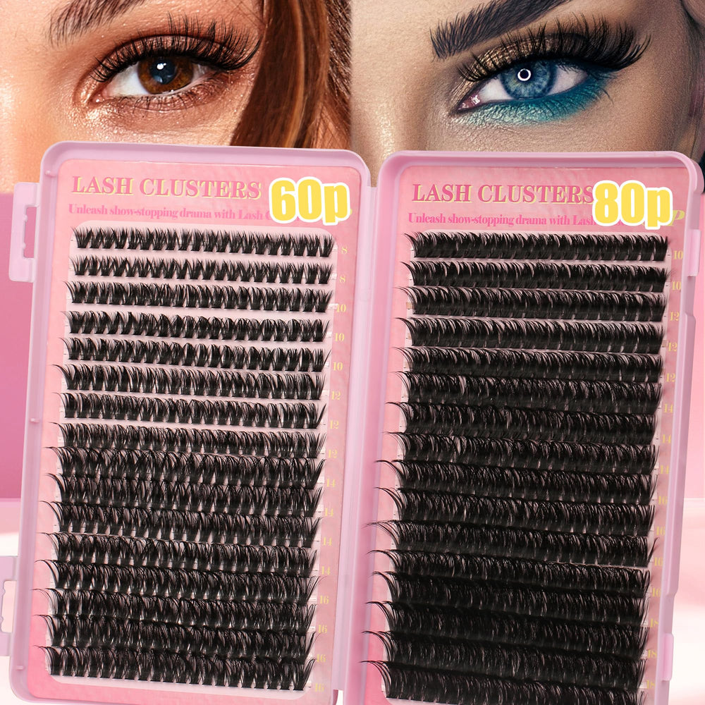 Gmagictobo lash cluster lengths 10-18mm for versatile eye looks.