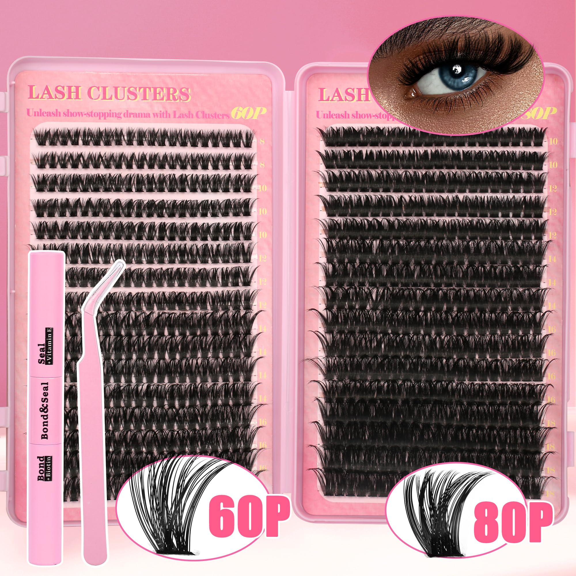 Gmagictobo upgraded synthetic fiber feels soft and lightweight on lashes.