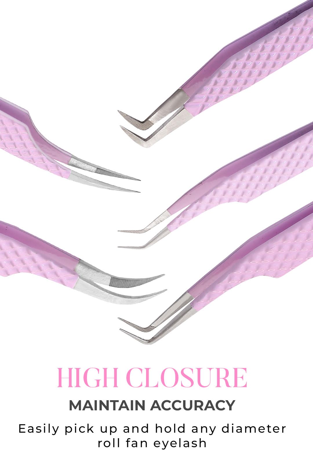 GMI Tweezers compact and portable for on-the-go eyelash appointments.